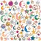 120 Pieces Mixed Sun Star Moon Charms Jewelry Making Gold Enamel Charm Pendants for DIY Necklace Bracelet Making Supplies